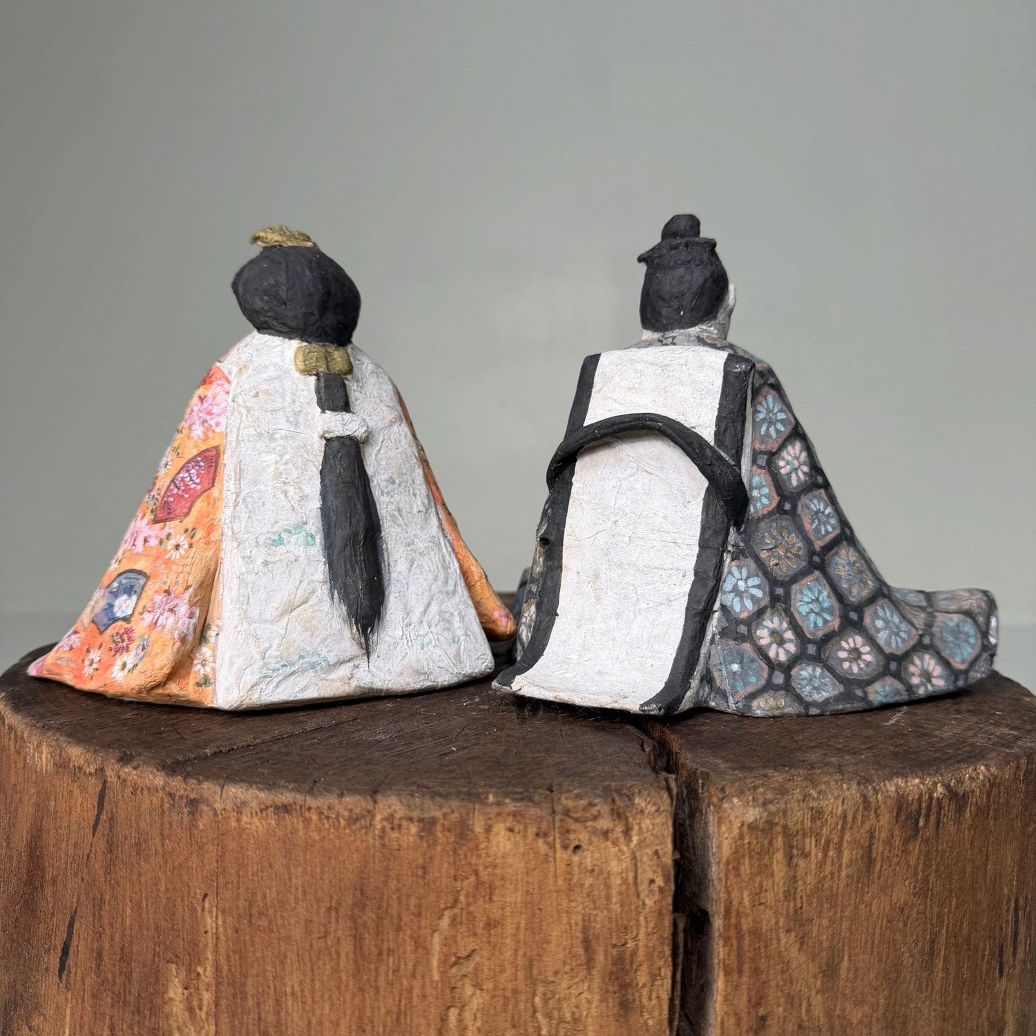 Keizerlijk Hina-Paar, Papier-Mâché, 1948, Japan