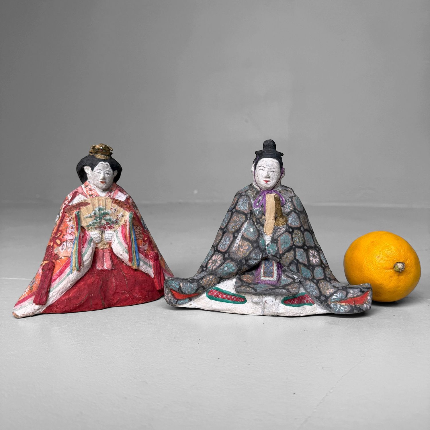 Keizerlijk Hina-Paar, Papier-Mâché, 1948, Japan