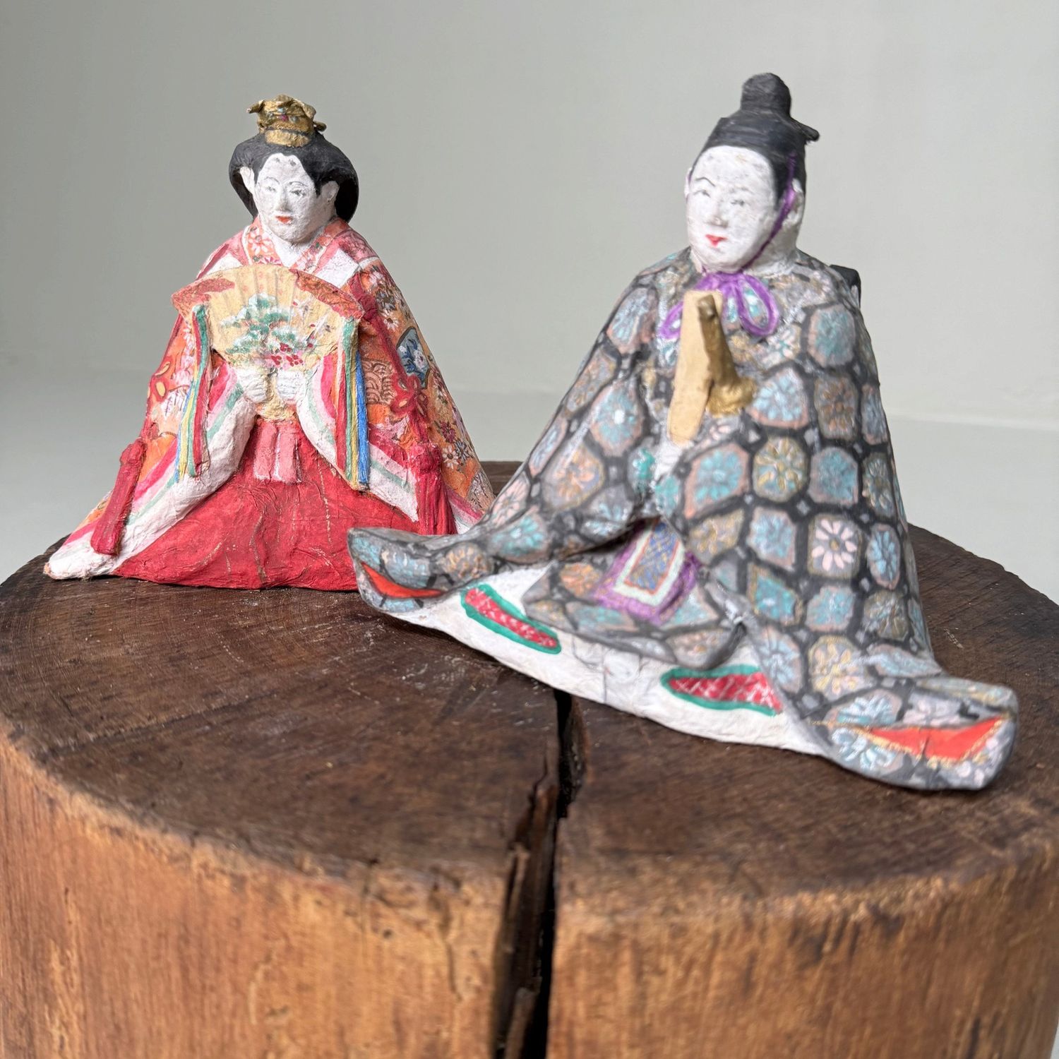 Keizerlijk Hina-Paar, Papier-Mâché, 1948, Japan