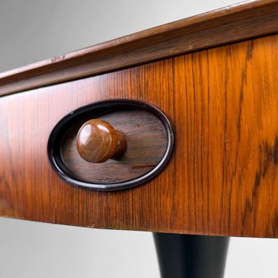Vintage Bijzettafel met Lade, Jaren 1960, Italië