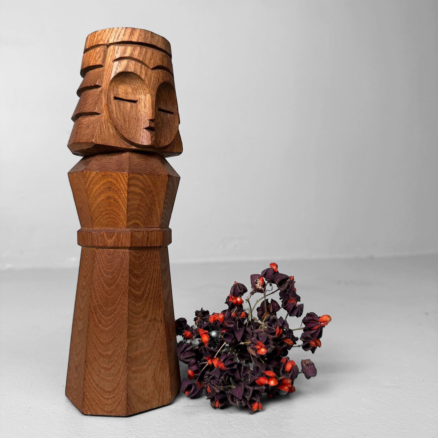 Wooden Nipopo Doll, 1970s, Abashiri Prison, Hokkaido, Japan