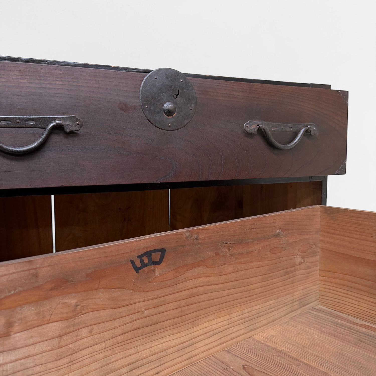 Low Tansu Chest with Two Drawers, c. 1900, Japan