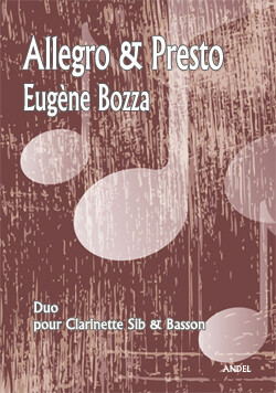 Allegro & Presto - E. Bozza - Bb clarinet & bassoon - rév. M. Nowak