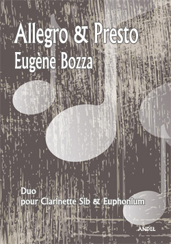 Allegro & Presto - E. Bozza - Bb Clarinet & Euphonium - rév. M. Nowak