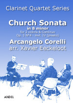 Church Sonata - Arcangelo Corelli - arr. Xavier Eeckeloot