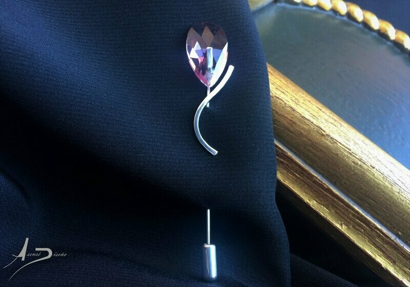 Encargos Especiales Swarovski Rosa Alfiler