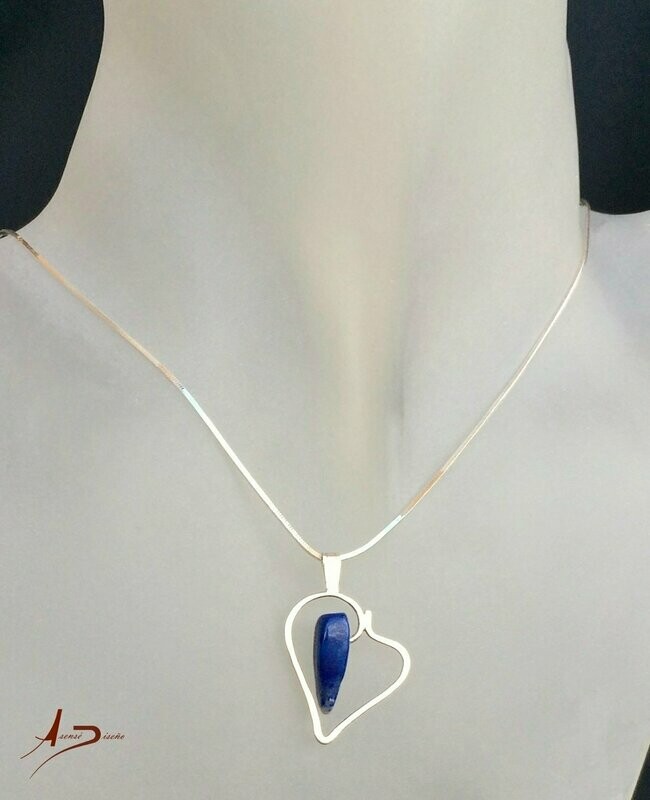 Corazón Lapislazuli Collar