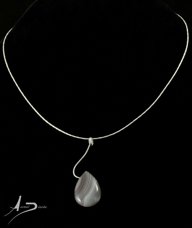 Fantasía Ágata Botswana Collar