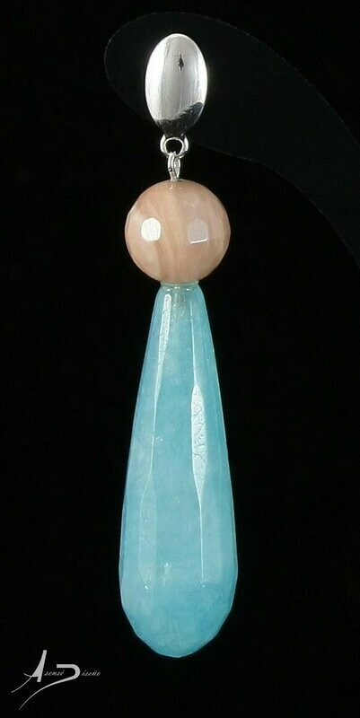 Fantasía Angelita Lepidolita Pendientes