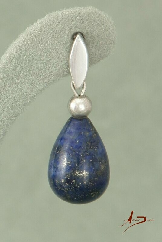 Marma Lapislazuli Gota Pendientes