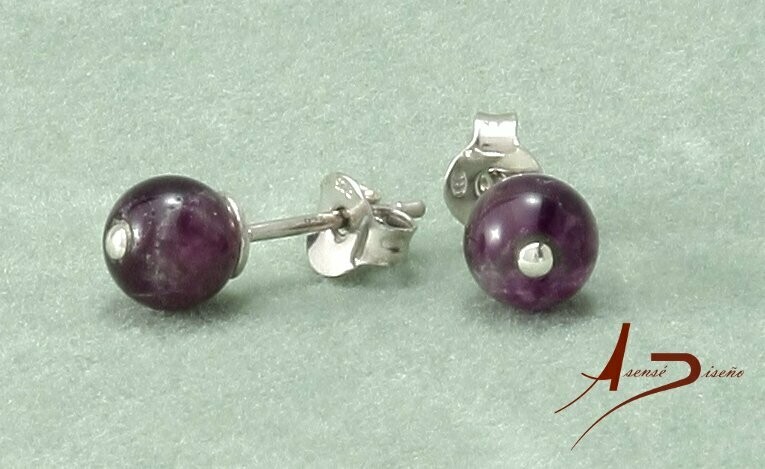 Miradas Amatista Pendientes