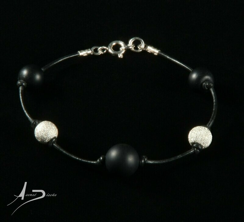 Colibri Ágata Negra Pulsera
