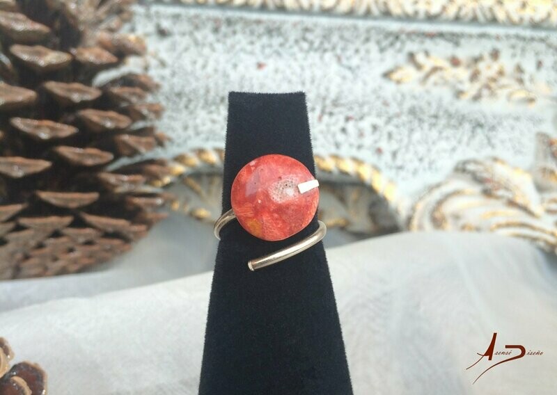 Terra Coral Rojo Anillo