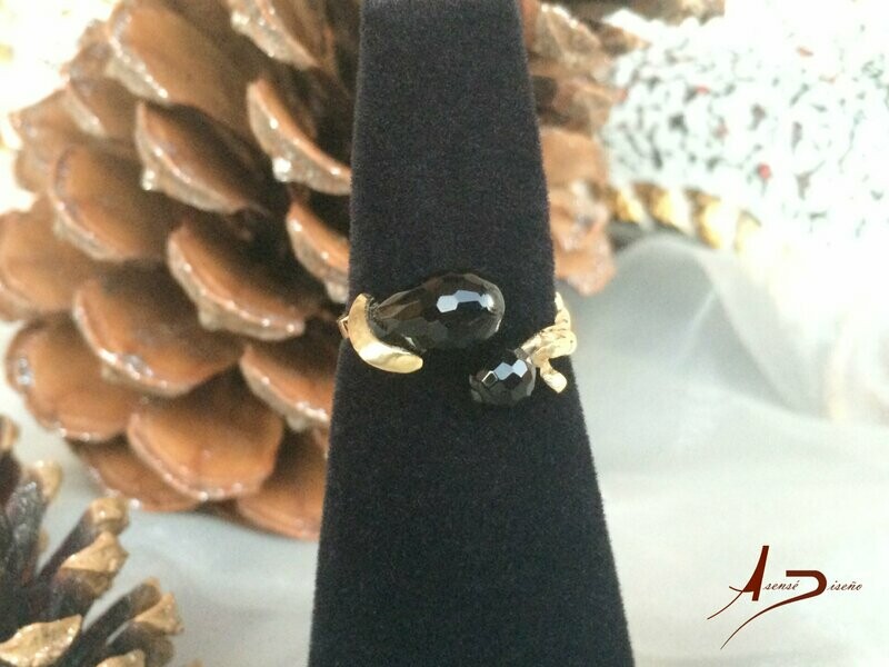 Encargos Especiales Ágata Negra Anillo