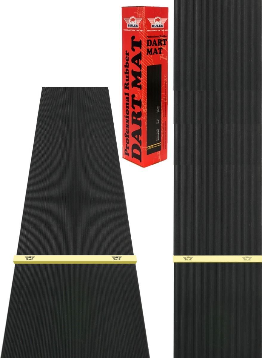 Rubber dart mat + oche 300x60 cm