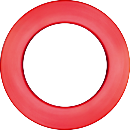 Bull's Dartbord Lite Surround Red