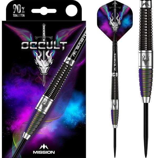Mission Occult Darts - Black &amp; Coral