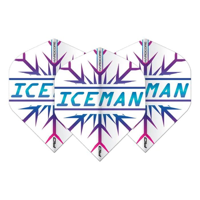 Hardcore Gerwyn Price Rainbow Snowflake Dart Flights