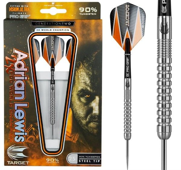 Adrian Lewis Steel Darts 25 gram GEN 2