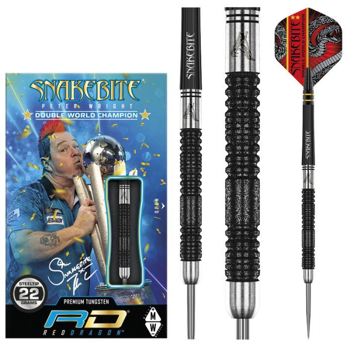 Peter Wright Snakebite Double World Champion SE Black