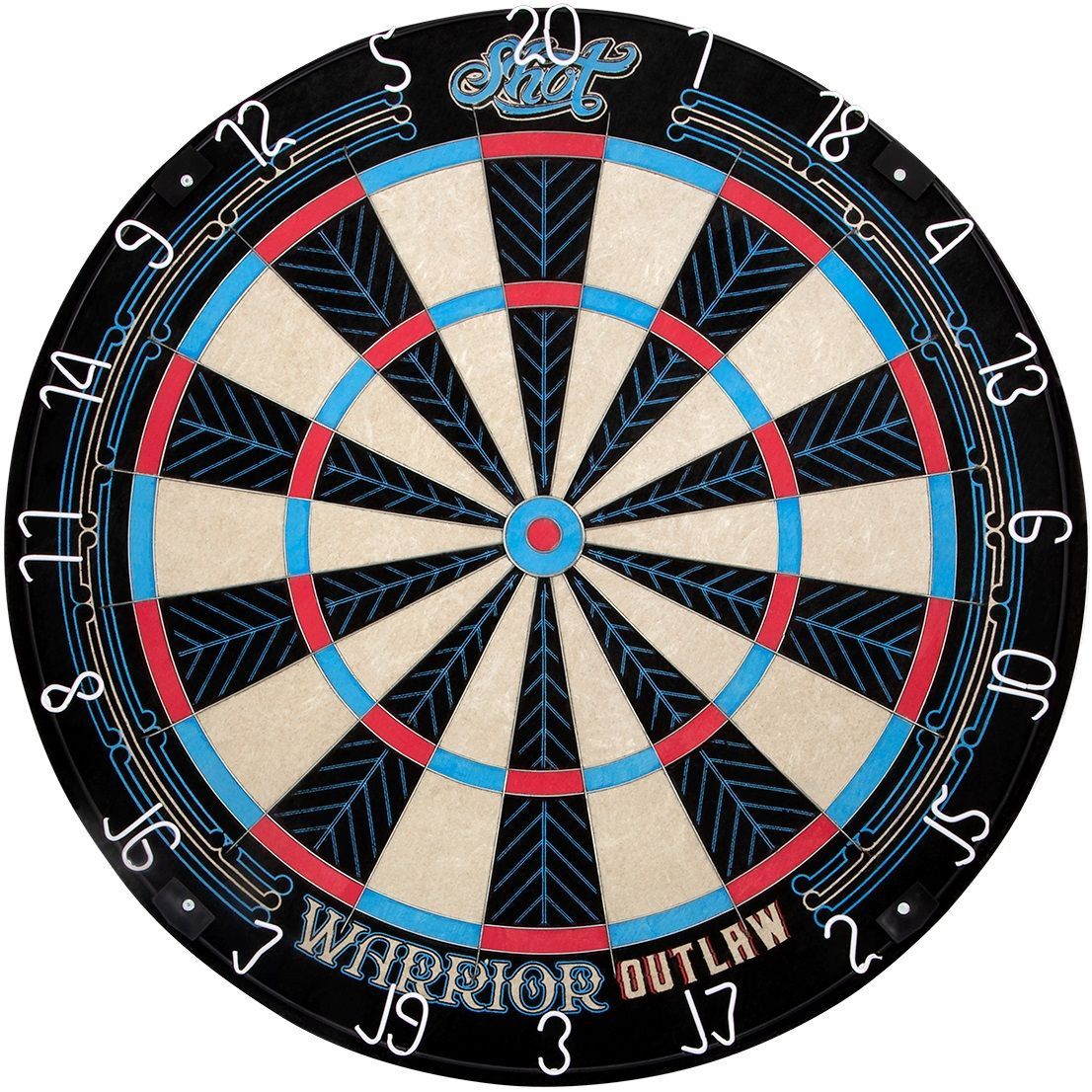 Shot Warrior Outlaw Dartboard