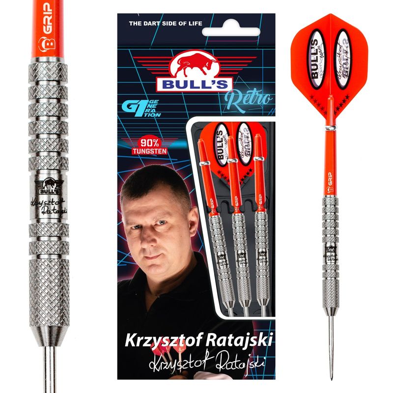 BULL'S Retro Krzysztof Ratajski Steel Dart 20 gram