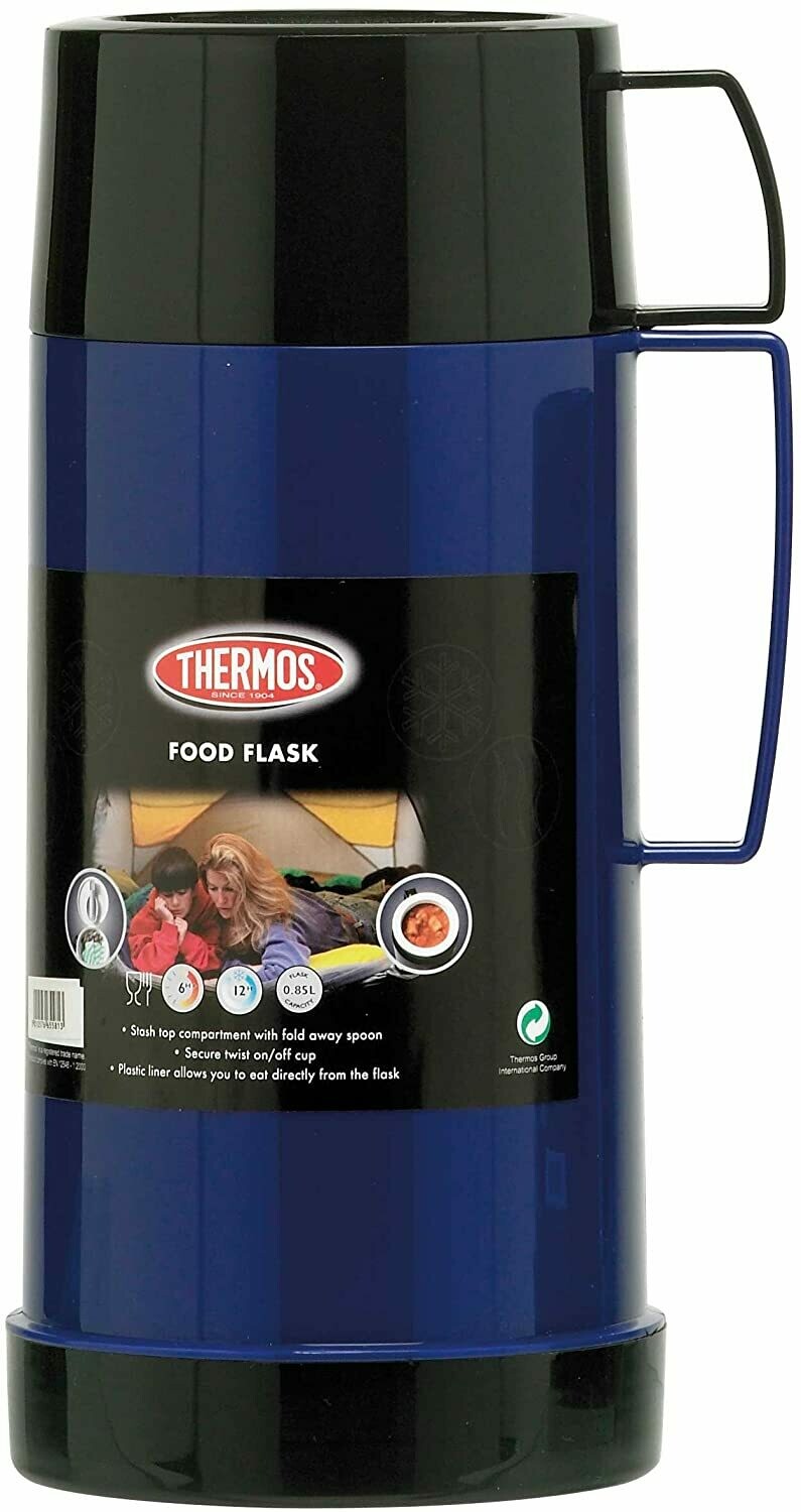 THERMOS MONDIAL VOEDSELDRAGER 0.85L BLAUW