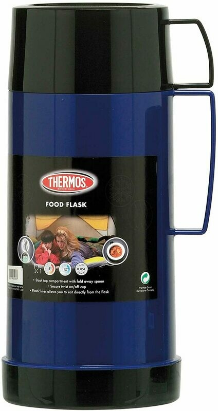 THERMOS MONDIAL VOEDSELDRAGER 0.85L BLAUW