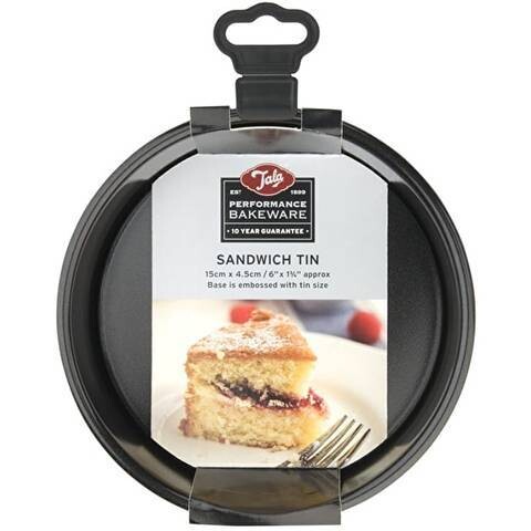 TALA SANDWICH PAN - RONDE BAKVORM 15CMX4,5CM TALA SANDWICH PAN - RONDE BAKVORM 15CMX4,5CM