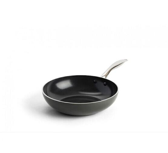 Dagelijkse Kost Keramische wok - Ø28 cm - Inductie - Jeroen Meus Dagelijkse Kost Keramische wok - Ø28 cm - Inductie - Jeroen Meus