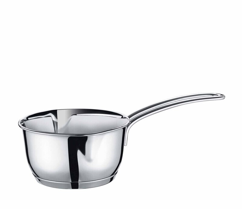 KUCHENPROFI STEELPAN MET SCHENKTUIT 12CM - 500ML