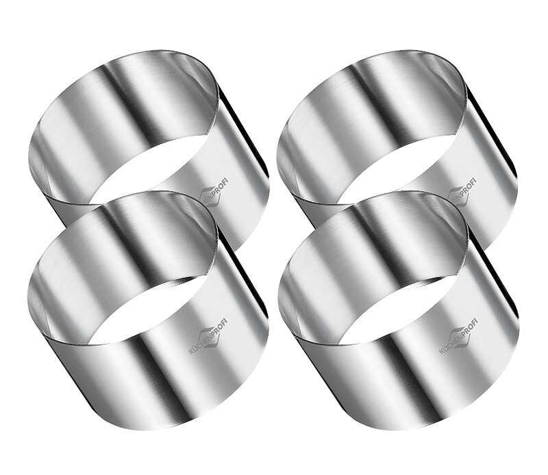 KUCHENPROFI DESSERT- / DRESSEER RINGEN SET 4