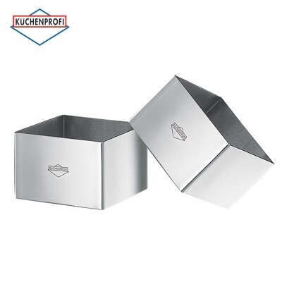 KUCHENPROFI DESSERT- / DRESSEER RINGEN 7,5 X 7,5CM SET 4