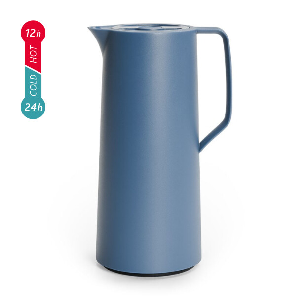 MOTIVA isoleerkan/thermos blauw