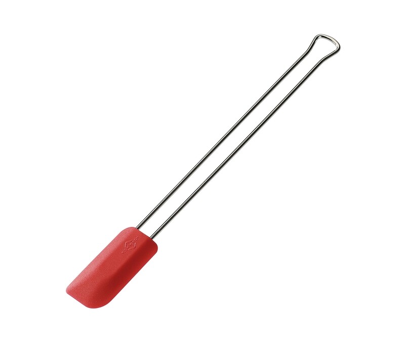 KUCHENPROFI PANNENLIKKER / DEEGSCHRAPER MINI 26CM ROOD