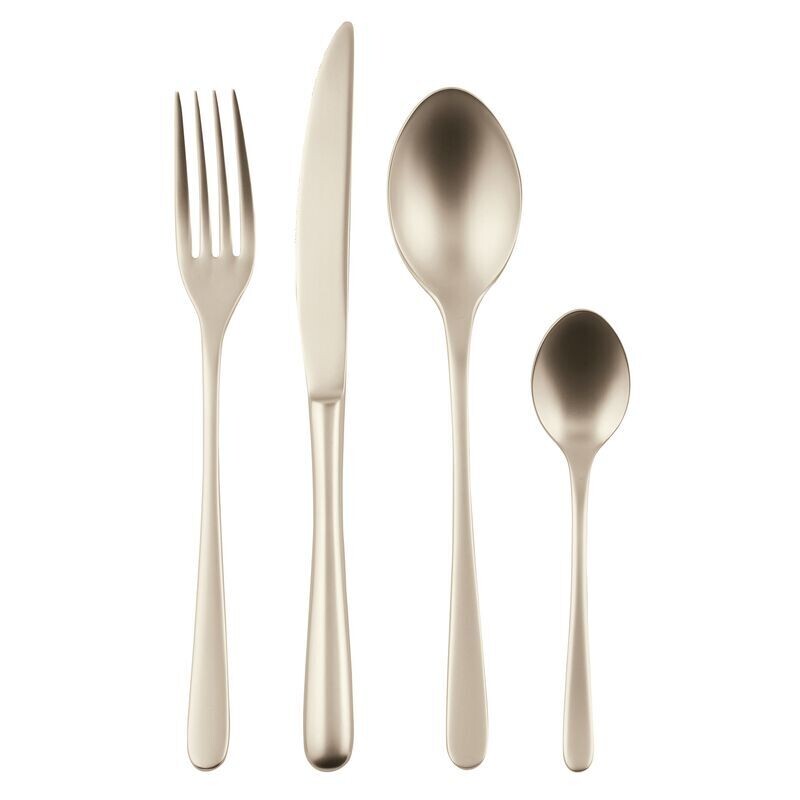 SAMBONET BESTEKSET TASTE 24-DELIG - CHAMPAGNE ANTIQUE / MAT