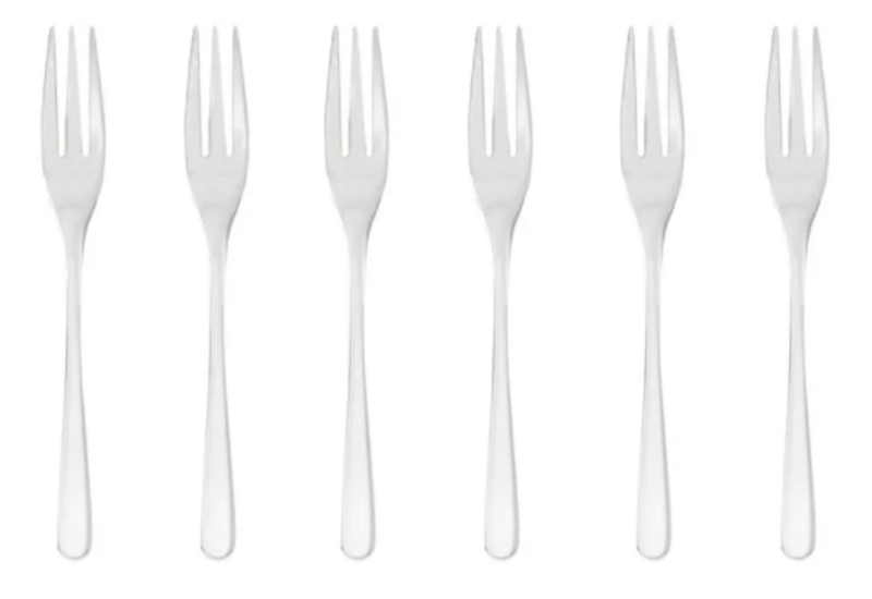SAMBONET TAARTVORKEN TASTE 6-DELIG - INOX
