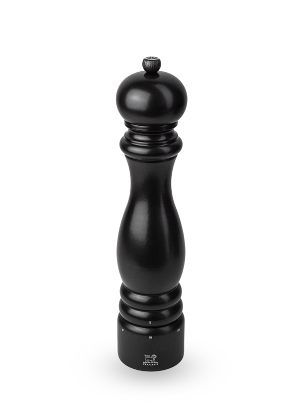 PEUGEOT PARIS 30CM MANUELE ZOUTMOLEN SATIJN ZWART HOUT U-SELECT