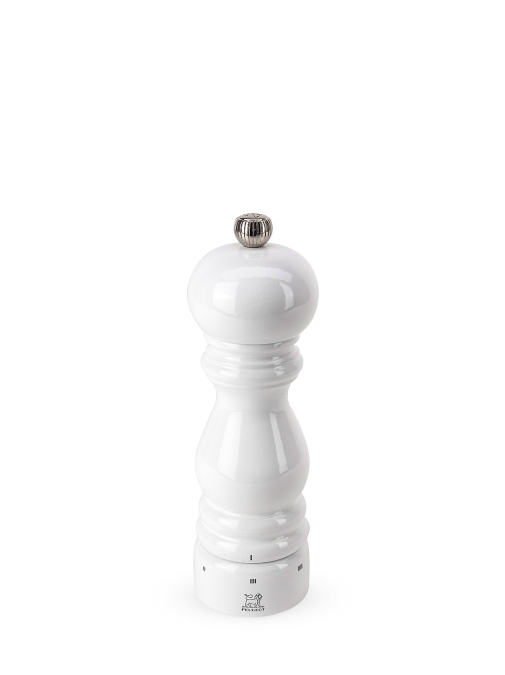 PEUGEOT PARIS 18CM MANUELE PEPERMOLEN WIT GELAKT HOUT U-SELECT