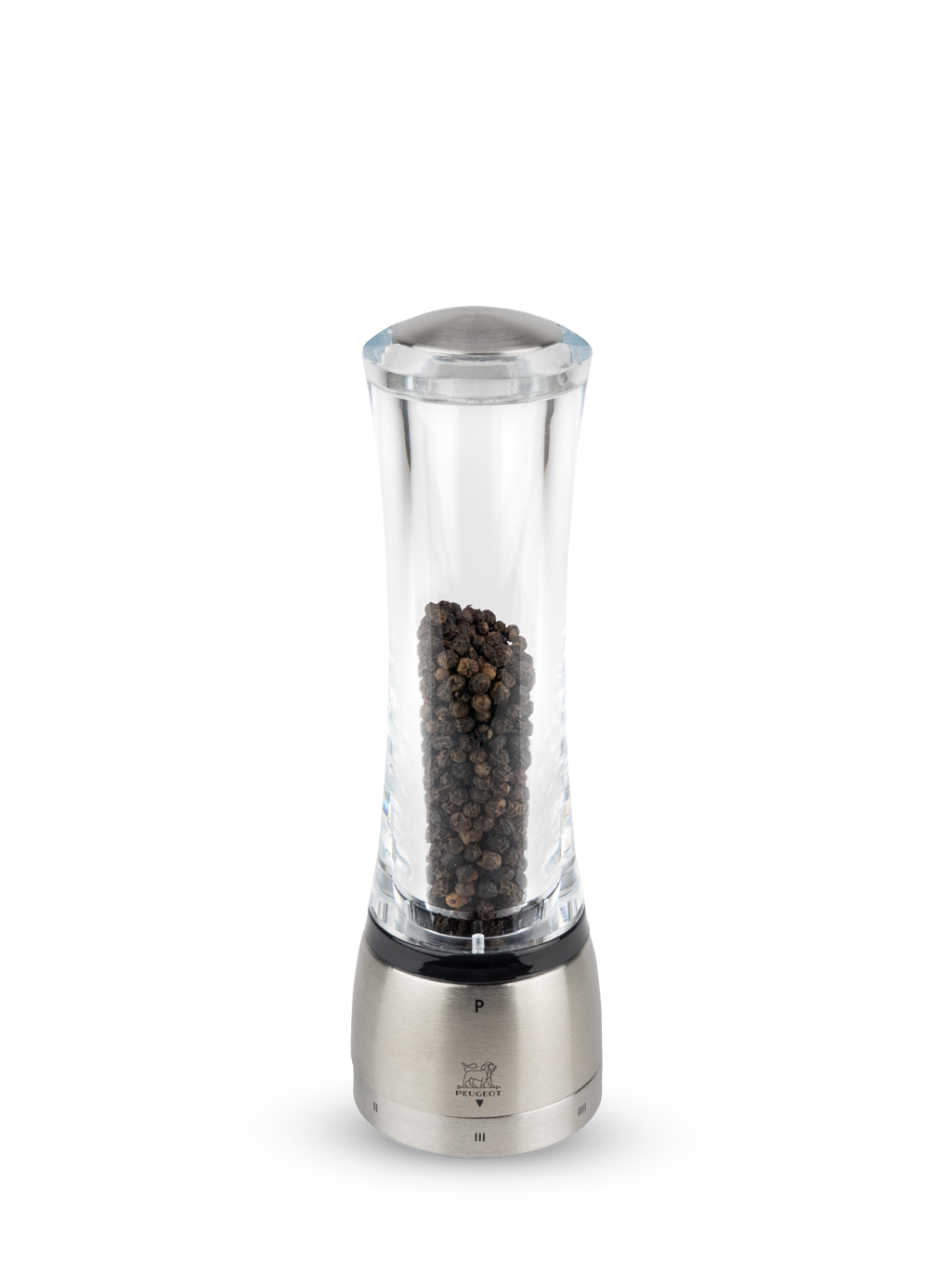 PEUGEOT DAMAN MANUELE PEPERMOLEN UIT ACRYL EN INOX 21CM U-SELECT