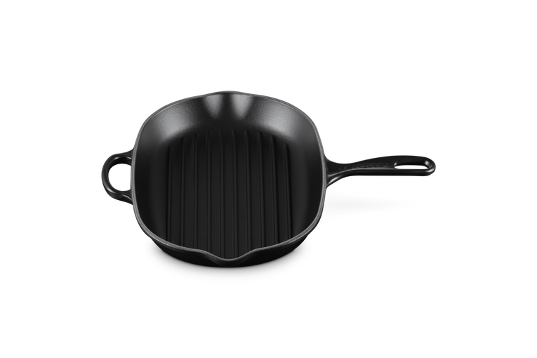 LE CREUSET GIETIJZEREN GRILLPAN / SKILLET 32CM - ZWART LE CREUSET GIETIJZEREN GRILLPAN / SKILLET 32CM - ZWART