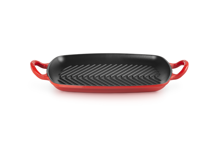 LE CREUSET GIETIJZEREN GRILLPLAAT RECHTHOEKIG 30CM - ROOD LE CREUSET GIETIJZEREN GRILLPLAAT RECHTHOEKIG 30CM - ROOD