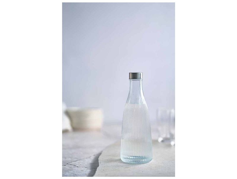ATLA FLES 1L TRANSPARANT D10,1XH28CM - MET DEKSEL