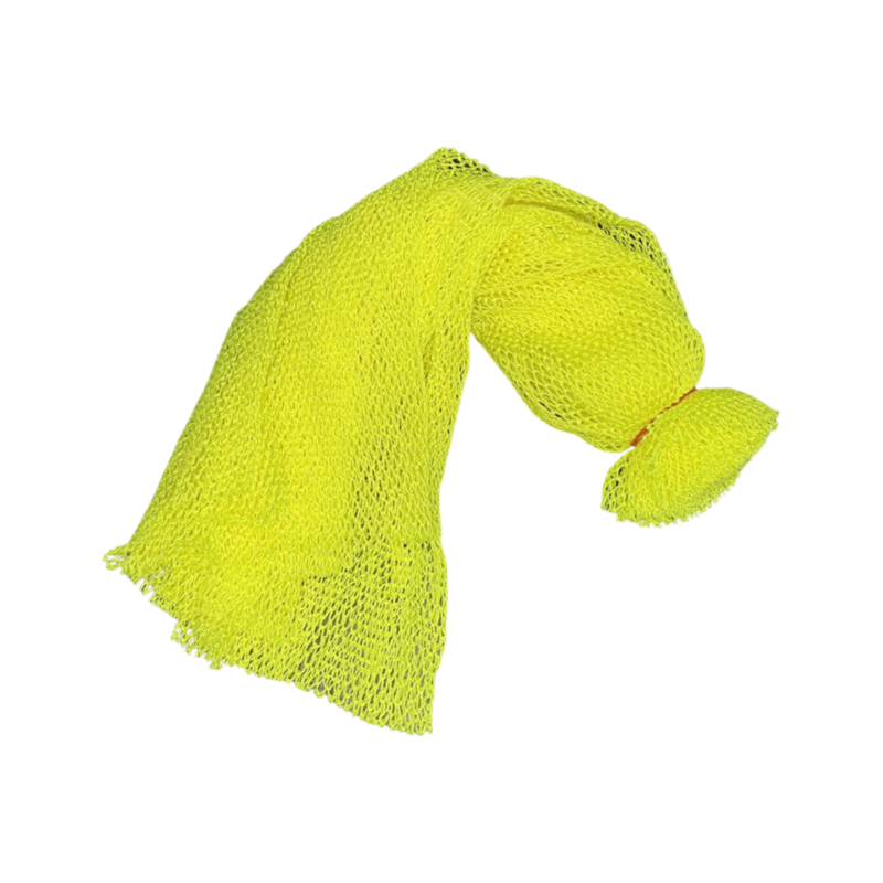 African Exfoliating Net Sponge Color Neon Yellow Sapo