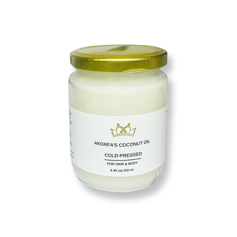 100% biologische koudgeperste kokosolie in pot 250 ml