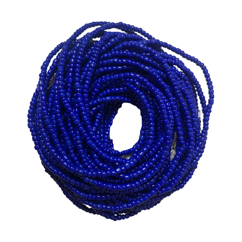 African Waist Beads Blue