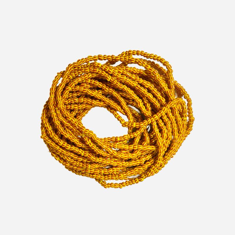 African Waist Beads Red & Yellow 122 cm