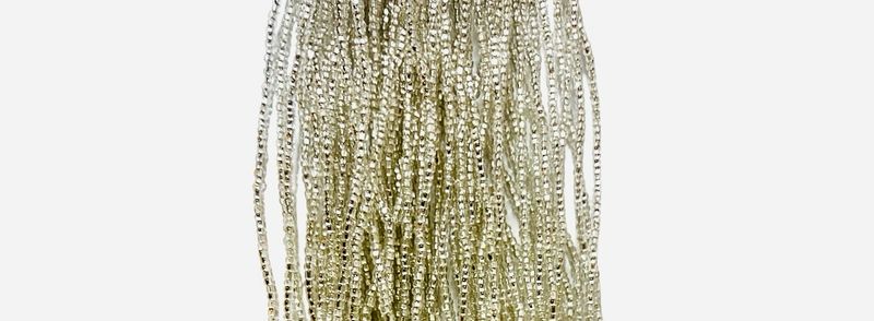 African Waist Beads silver 