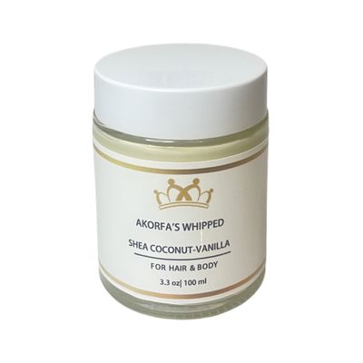 Organic Whipped Shea Coconut - Vanilla 100 ml