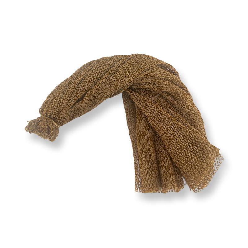 African Exfoliating Net Sponge Olive Yellow Sapo